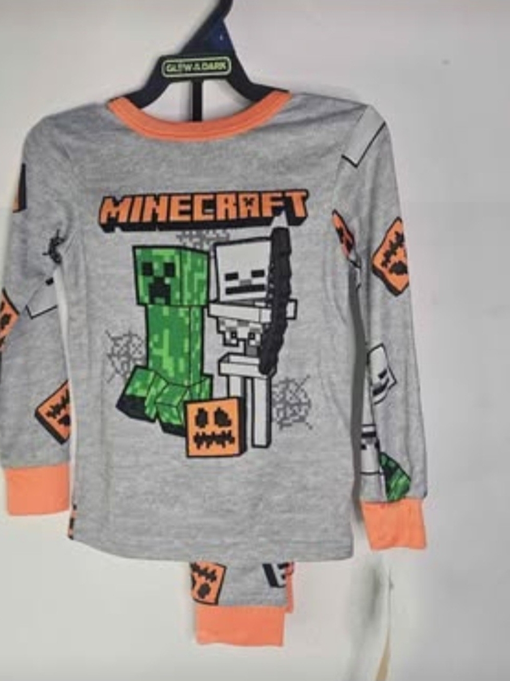 Minecraft Halloween 2pc Pj Set Boys Size 4